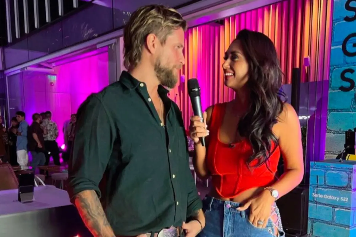 dia-1.jpg, Pamela Díaz se reencontró con su ex pololo en el lanzamiento de un celular. Foto: Instagram.