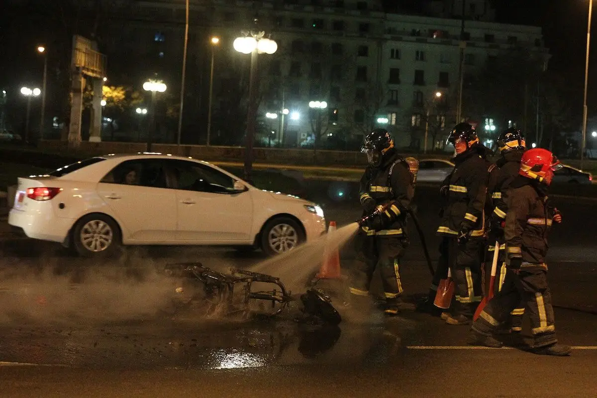 moto.jpg, La caída en moto le costó la vida a un funcionario de Gendarmería. Foto: referencial Agencia Uno.