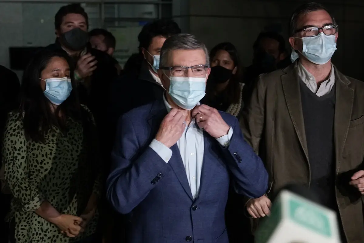 la.jpg, Lavín reapareció en la opinología política y criticó a la CC. Foto: Agencia Uno.