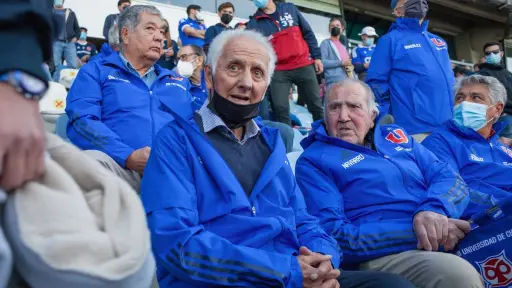 leo_1.jpg, Leonel Sánchez partió a los 85 años como el símbolo azul más grande. Foto: Agencia Uno.