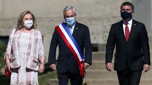 mari.jpg, Desbordes asegura que Piñera postulará a un tercer período presidencial. Foto: Agencia Uno.