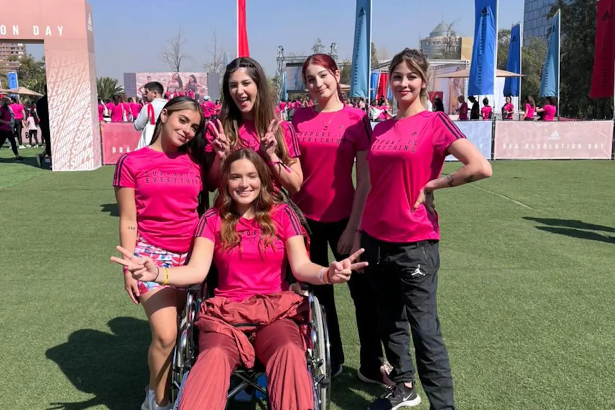 whatsapp_image_2022-04-02_at_3_33_04_pm.jpeg, Laura de la Fuente reapareció en evento deportivo de adidas. Foto: cedida.