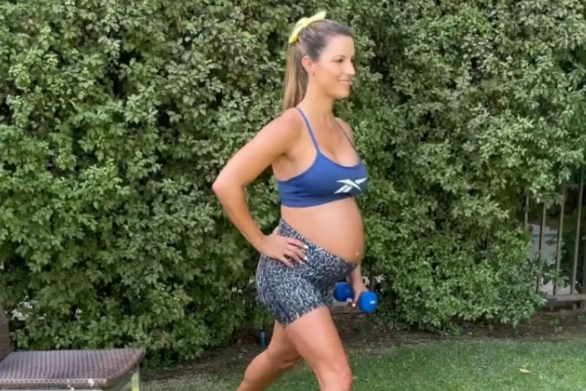 image_x6x.jpg, Lucila Vit está diariamente subiendo rutinas para embarazadas