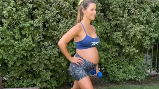 image_x6x.jpg, Lucila Vit está diariamente subiendo rutinas para embarazadas