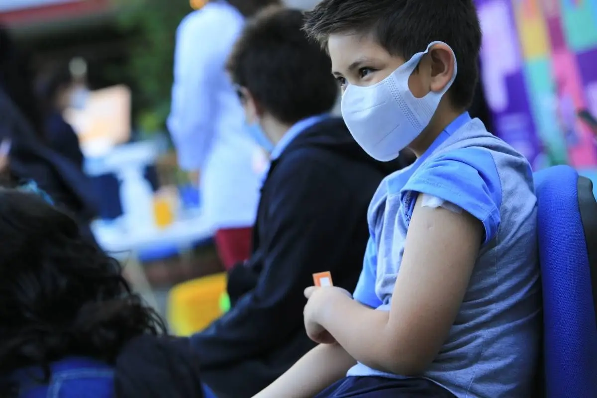 Los niños volvieron a clases bajo un estricto protocolo sanitario, Agencia Uno