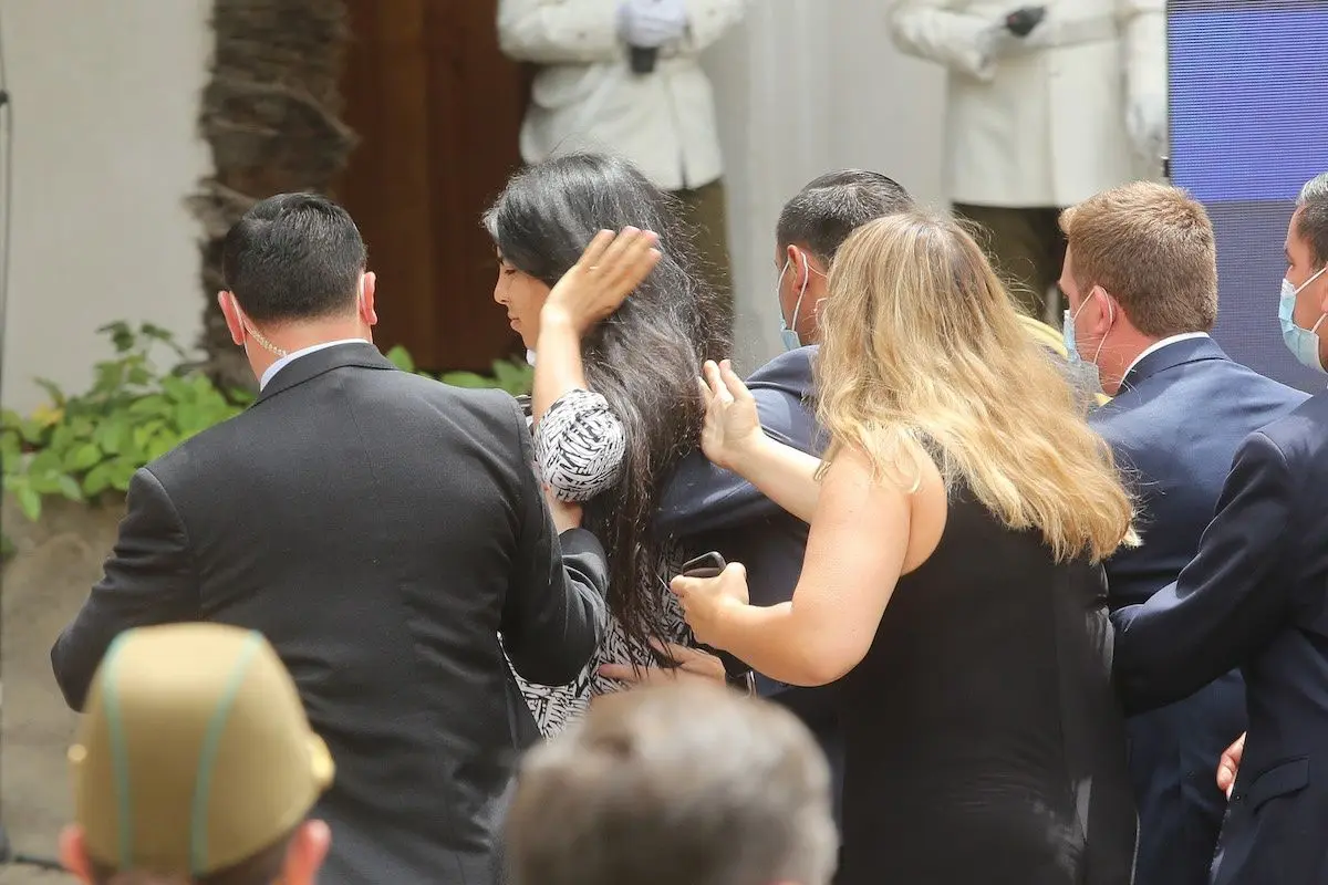 La mujer fue detenida tras la agresión. Foto: Agencia Uno, Agencia Uno