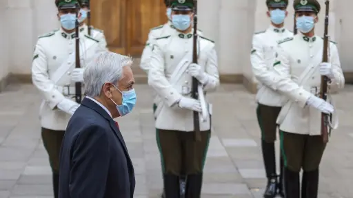 pinxa.jpg, Piñera recibió los últimos honores de su gestión en La Moneda