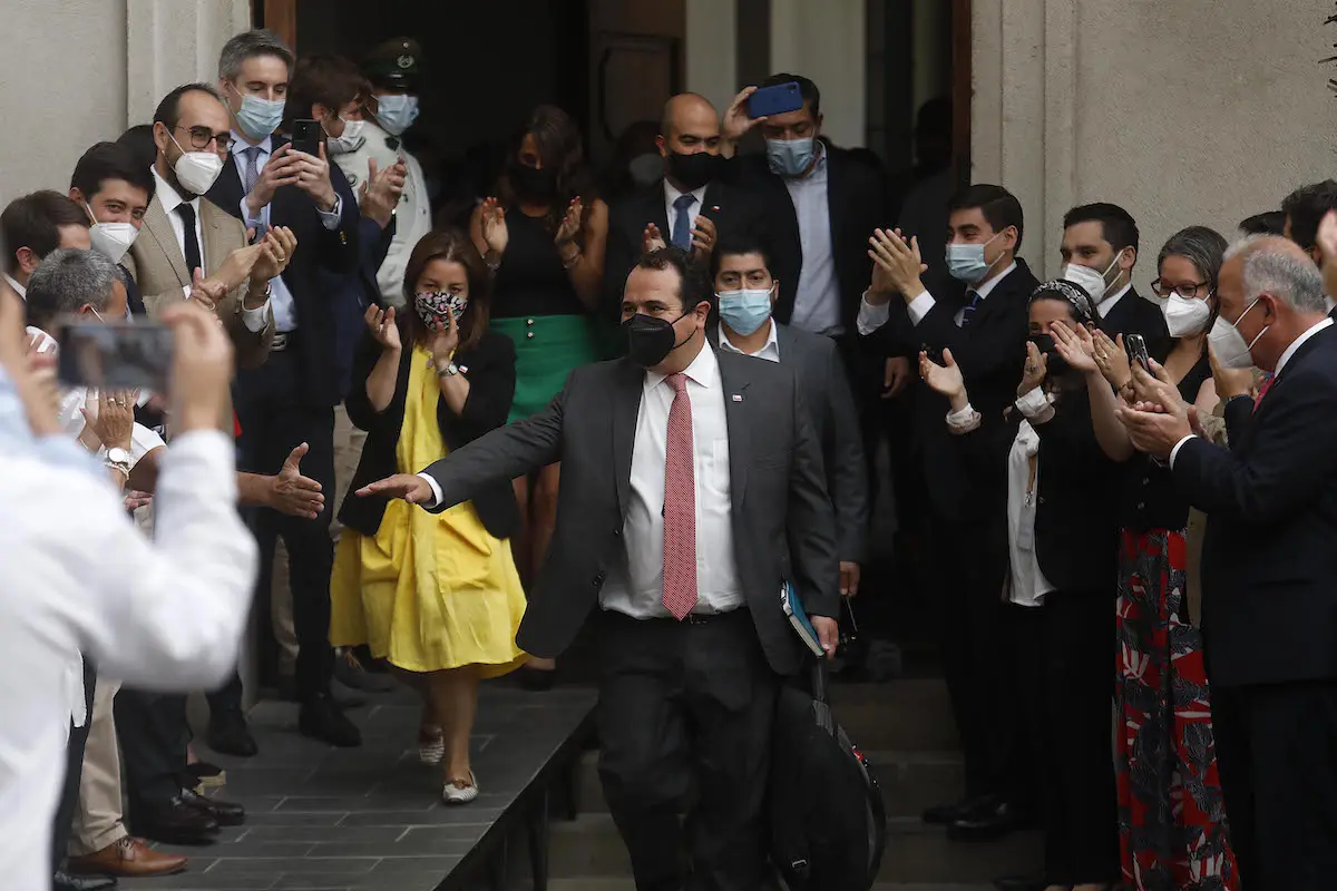 galli.jpg, Juan Francisco Galli abandonó este miércoles La Moneda. Foto: Agencia Uno