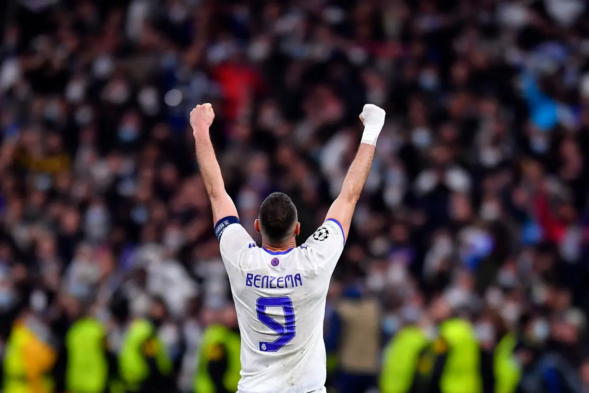 275433845_5787255404654207_5740736533783834408_n.jpg, Karim Benzema marcó un triplete para clasificar al Real Madrid a los cuartos de final de la Champions League