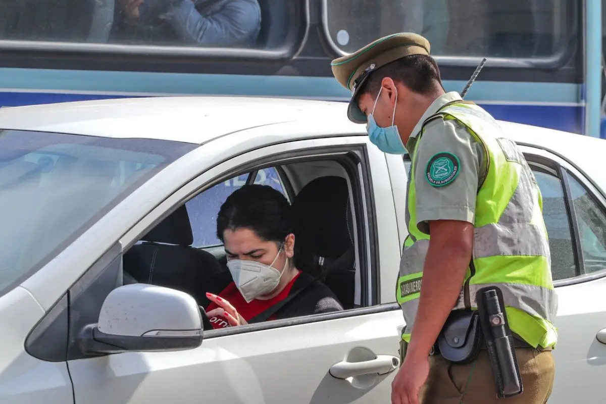 Más allá de los cortes de tránsito habrá un estricto control policial a automovilistas en la Quinta Región. (AGENCIA UNO), Agencia Uno