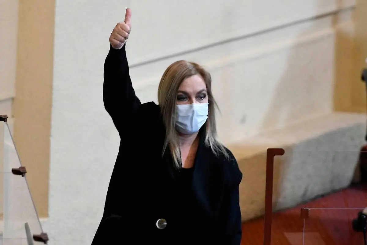 Pamela Jiles se prepara para el cambio de mando, Agencia Uno