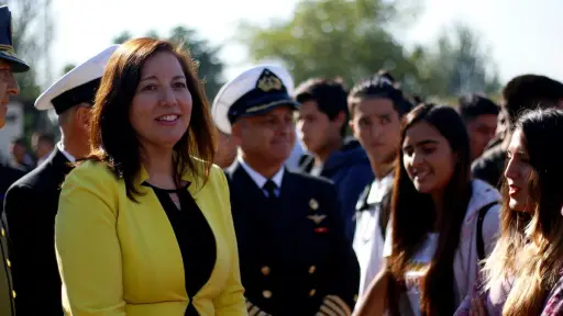 pau.jpg, Paulina Vodanovic, ex subsecretaria de Defensa con Michelle BAchelet, se convirtió en la militante más votada del PS. Foto: Agencia Uno.