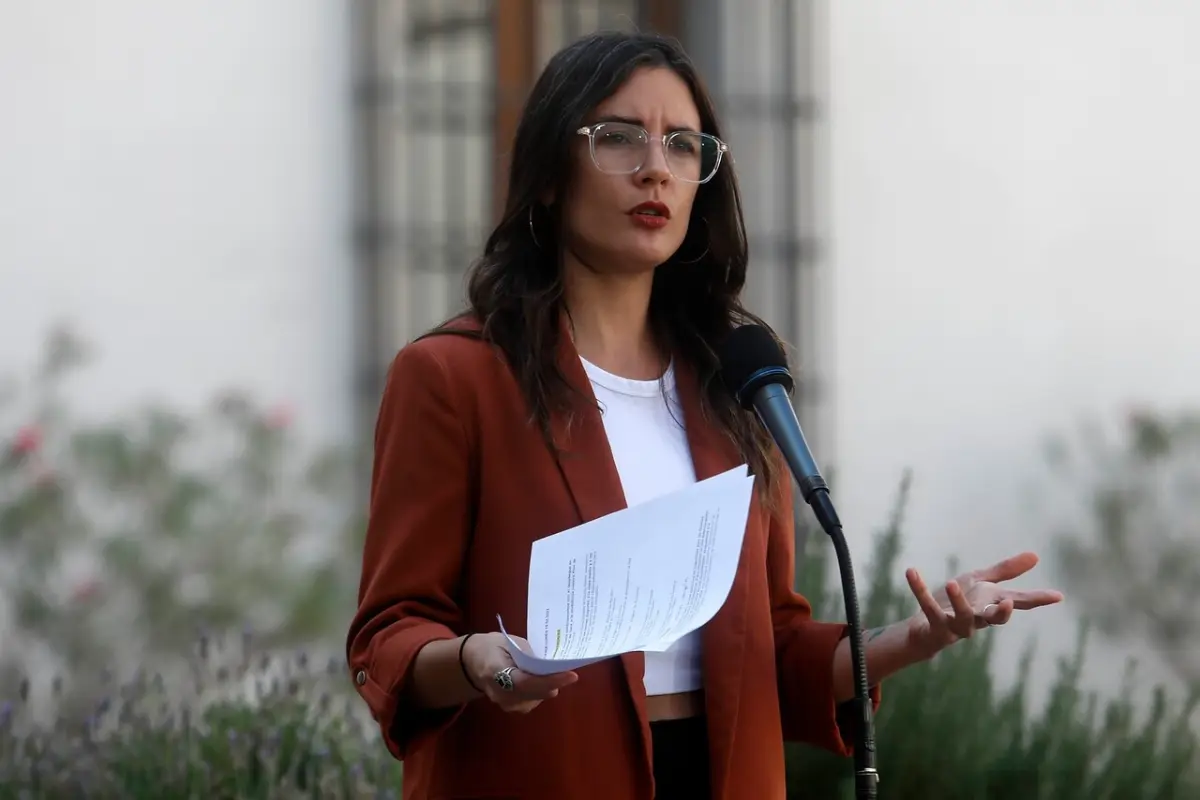 La vocera de Gobierno se refirió al proceso constituyente. Foto: Agencia Uno., Agencia Uno