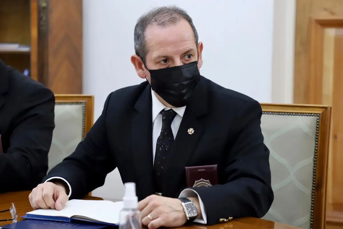 El director general, Sergio Muñoz se refirió a la llegada en nuestro país de la conocida banda, ''Tren de Aragua''. Foto: Agencia Uno, Agencia Uno