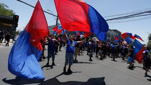 hinchas de la Universidad de Chile