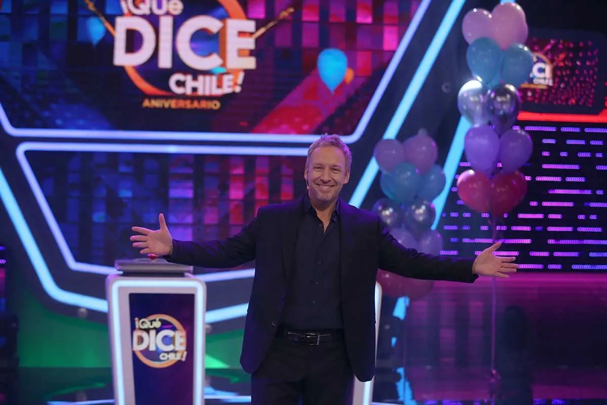 Martin Carcamo programa.Que dice Chile programa de canal 13.Foto:Juan Pablo Carmona Y.