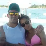 Gary Medel y Cristina Morales
