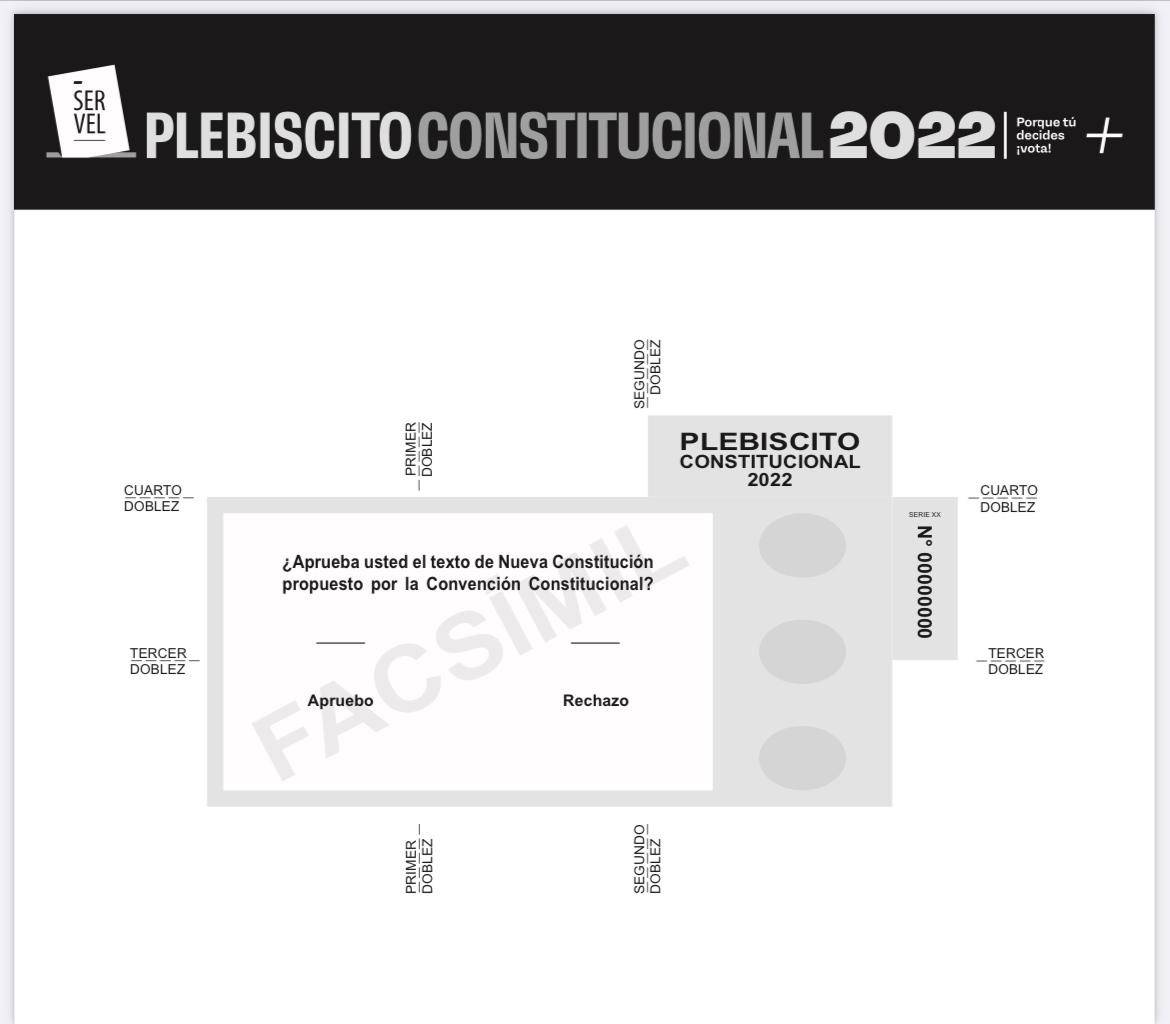 Plebiscito 2022 / ¿Cómo doblar el voto? Servel explicó el paso a paso para el plebiscito 2022. 