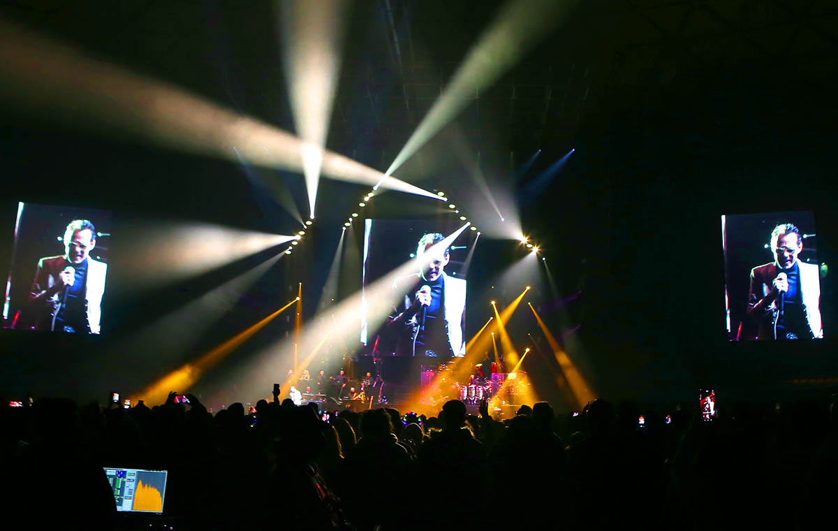 Marc Anthony dará un segundo show esta noche en el Movistar Arena. FOTO: JUAN PABLO CARMONA Y