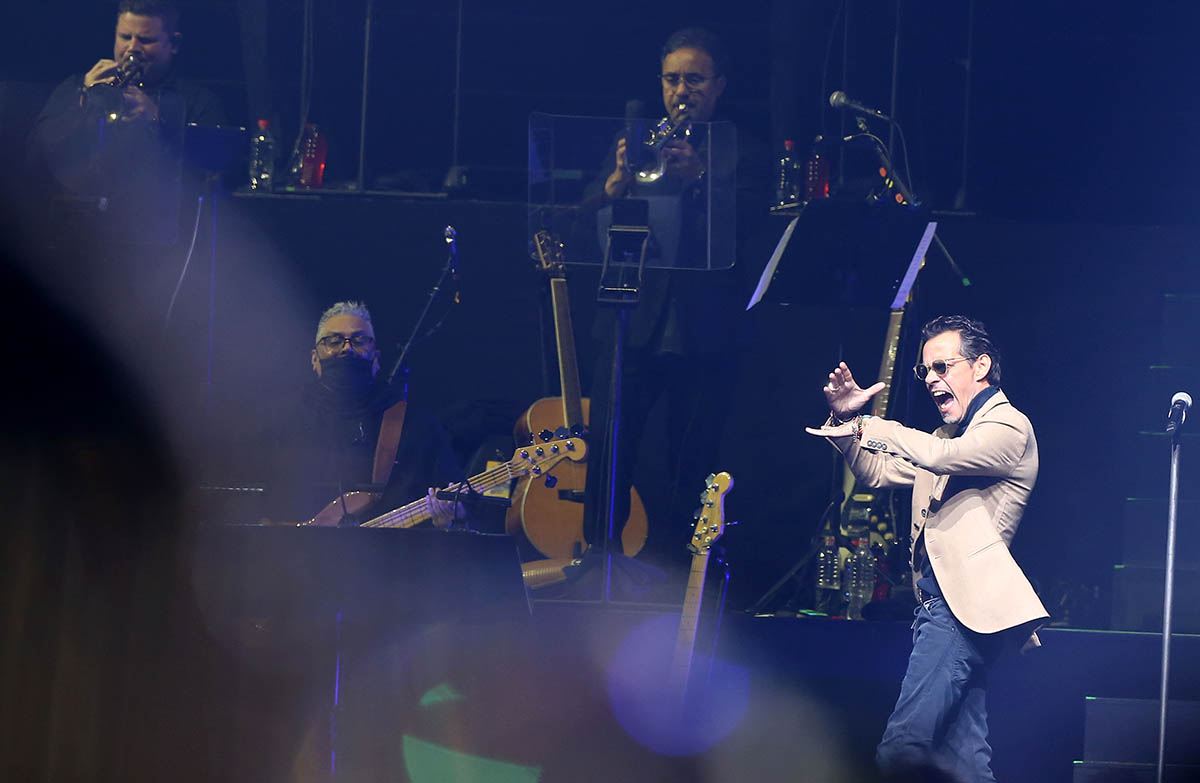Marc Anthony repasó lo mejor de su repertorio. FOTO: JUAN PABLO CARMONA Y.