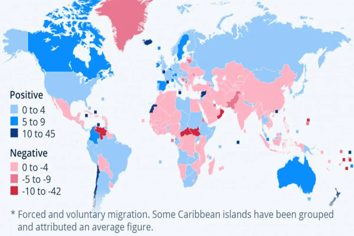 Mapa inmigración