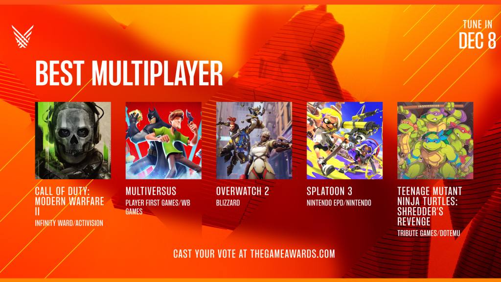 Mejor juego multijugador Game Awards 2022 - 