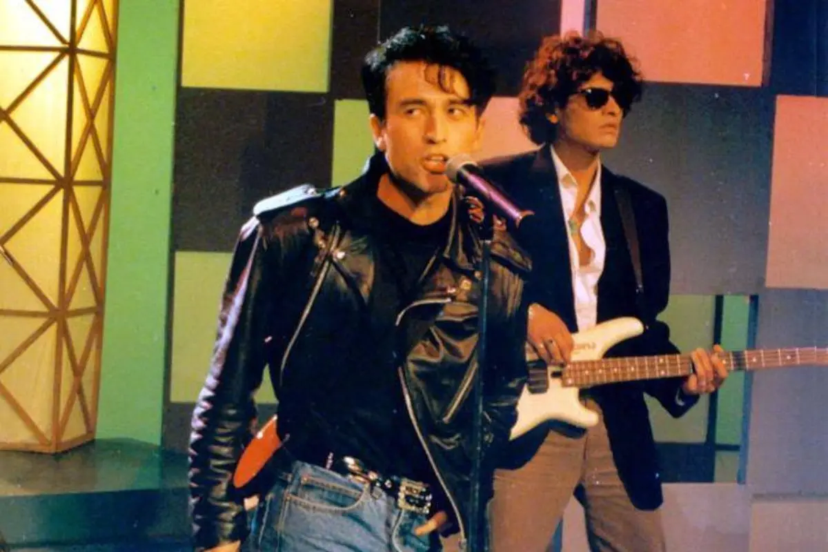 Robert Rodríguez con Los Prisioneros