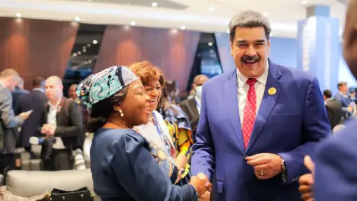 Nicolás Maduro asiste a la COP27