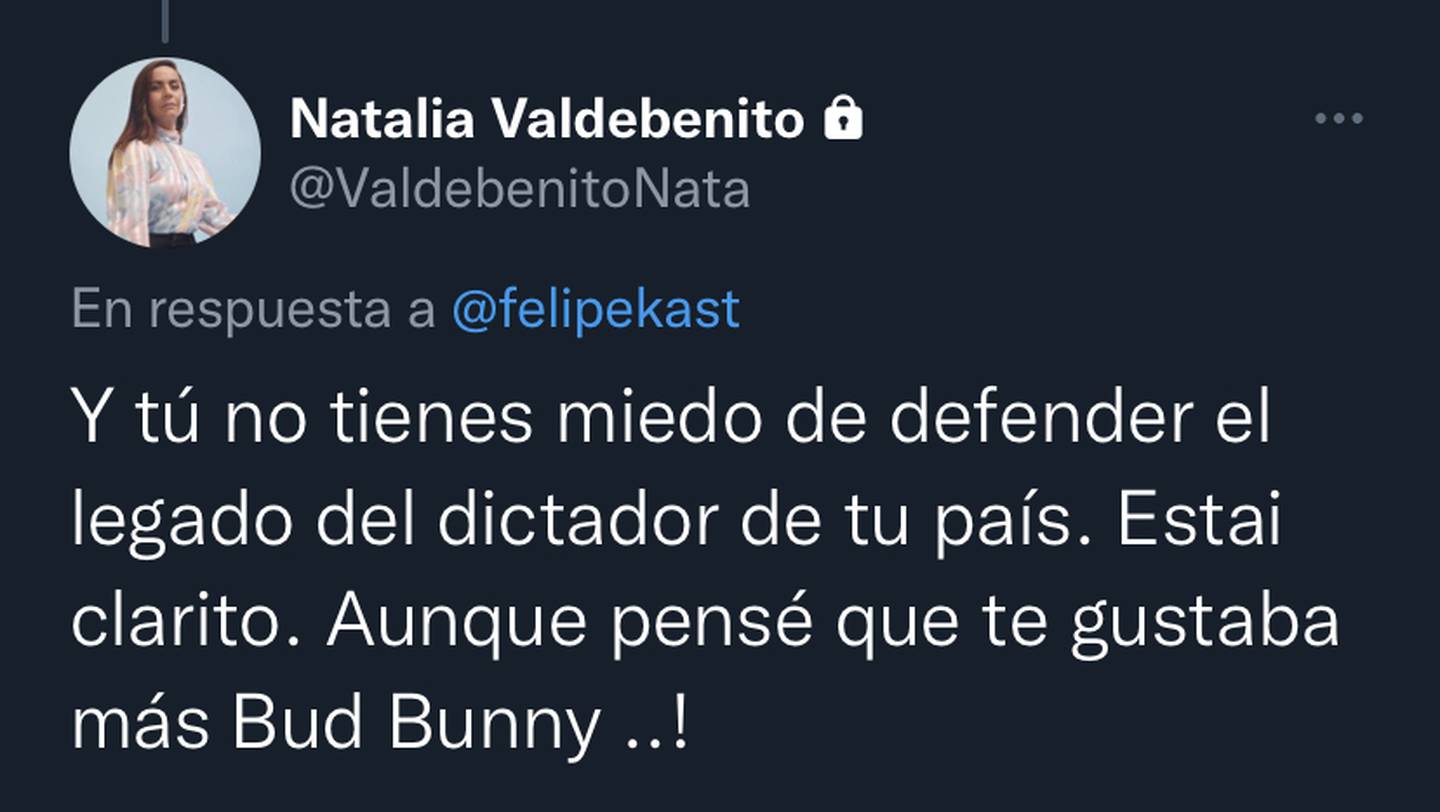  / Respuesta de Natalia Valdebenito