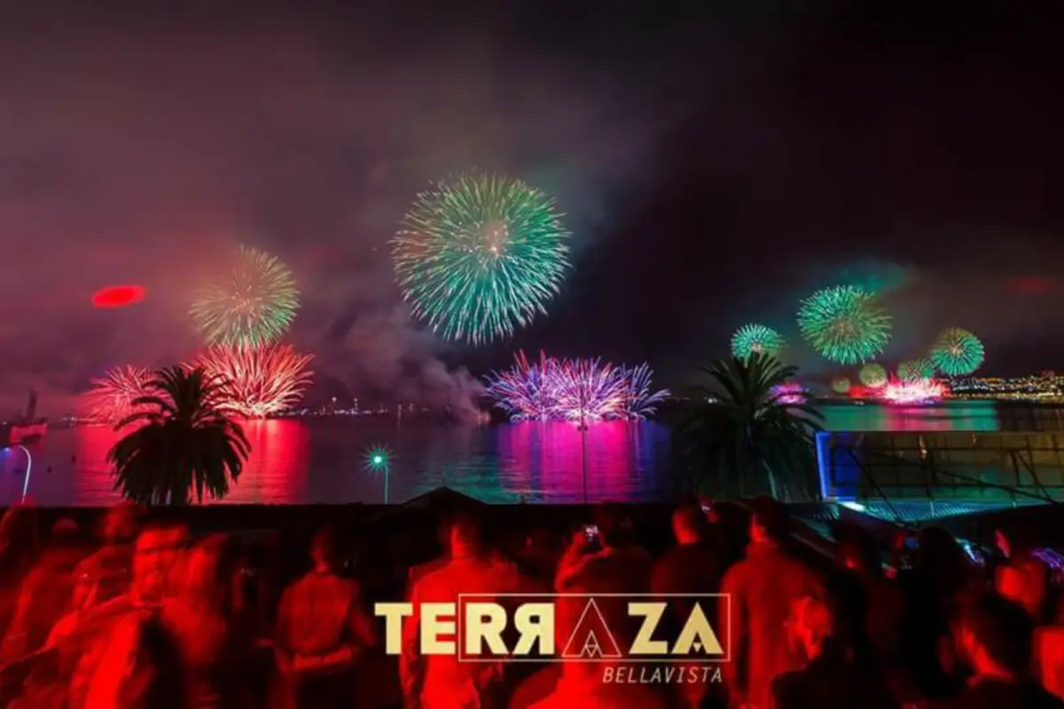 Valparaíso celebra el año nuevo en Terraza Bellavista