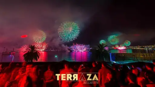 Valparaíso celebra el año nuevo en Terraza Bellavista