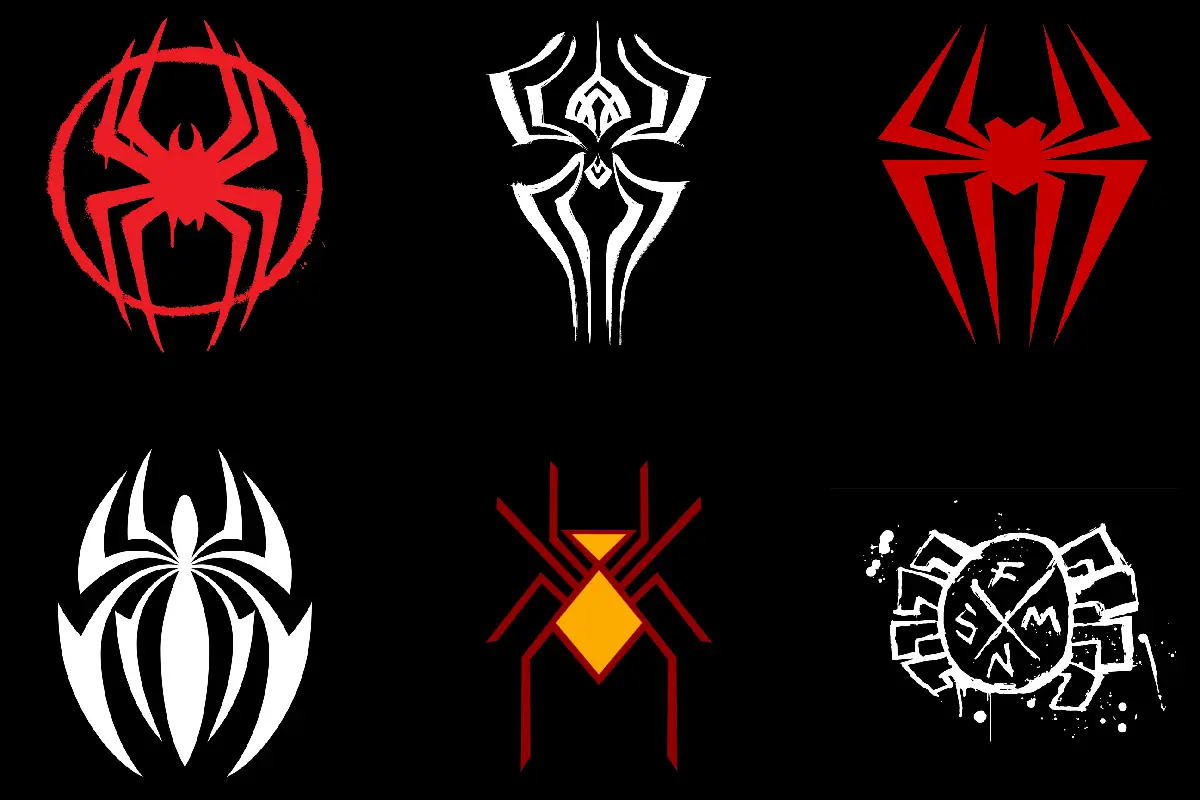 Descubre todos los logos de los spiderman presentes en Spiderman Across The Spider-Verse, 
