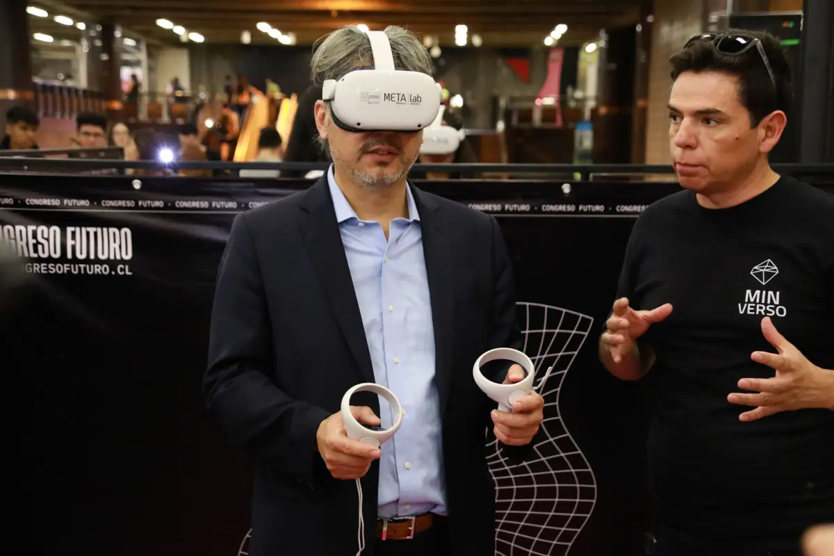 Congreso Futuro y Metro traen el Metaverso a las estaciones, (Cedida)