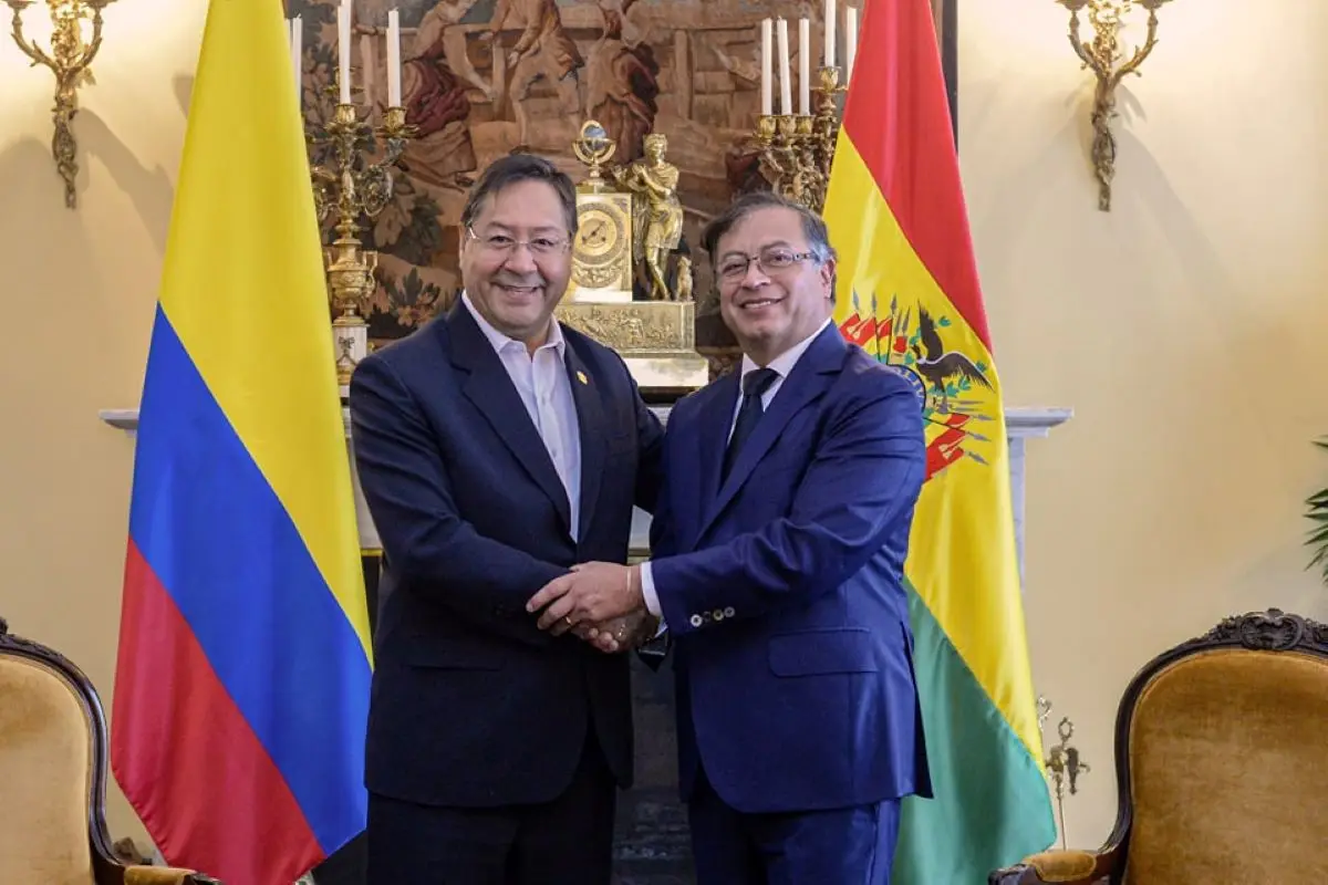 Presidentes Bolivia y Colombia, 