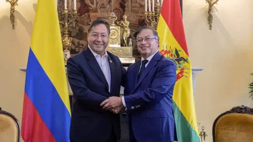 Presidentes Bolivia y Colombia, 