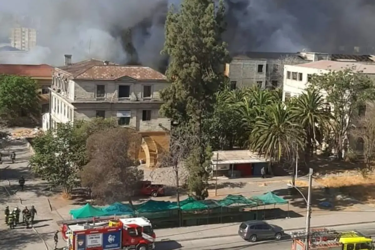 Incendio en San Miguel