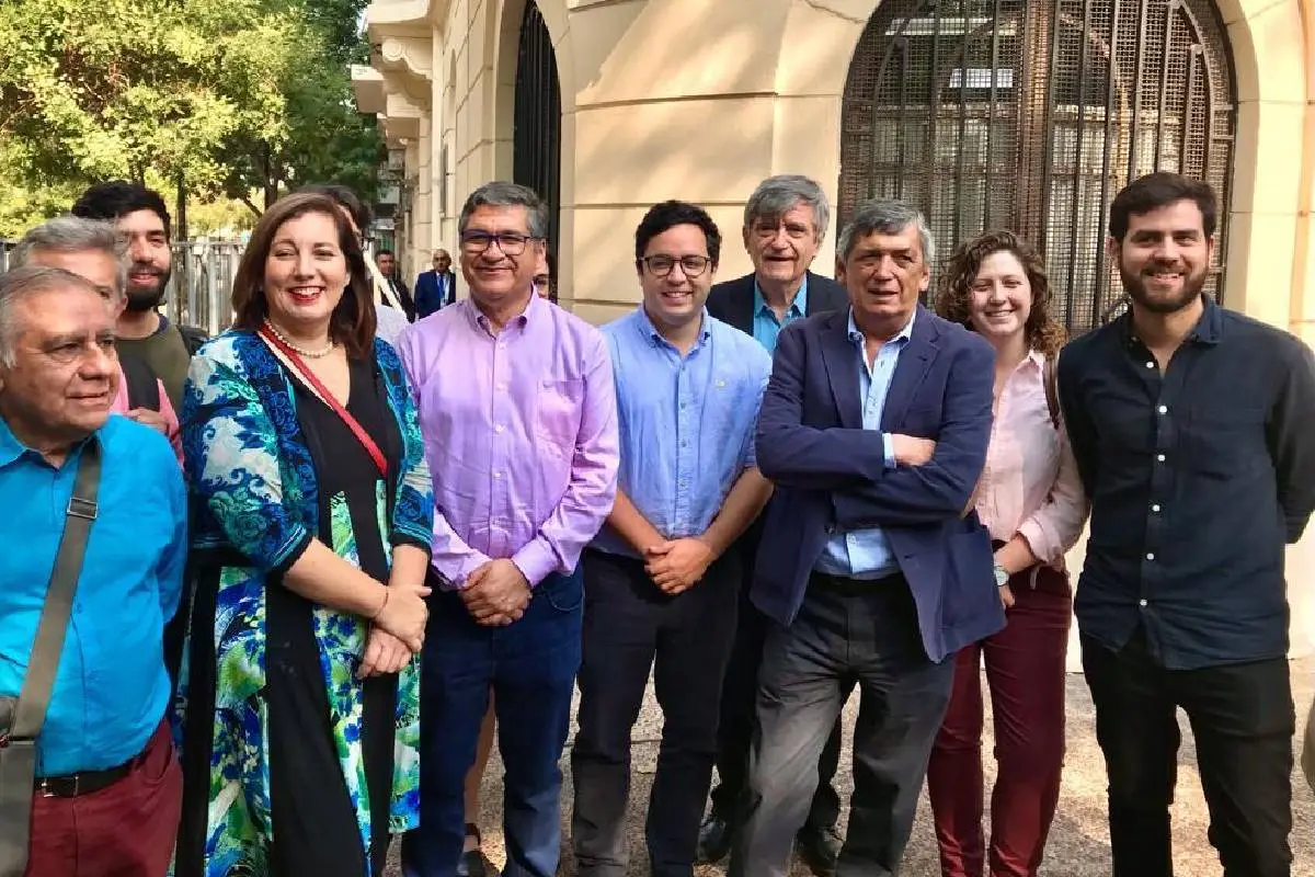 Partidos oficialistas celebran el registro de la lista Unidad para Chile