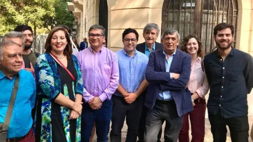 Partidos oficialistas celebran el registro de la lista Unidad para Chile