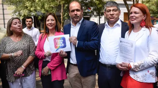 Pacto Todo por Chile presento sus candidatos para la eleccion de consejeros