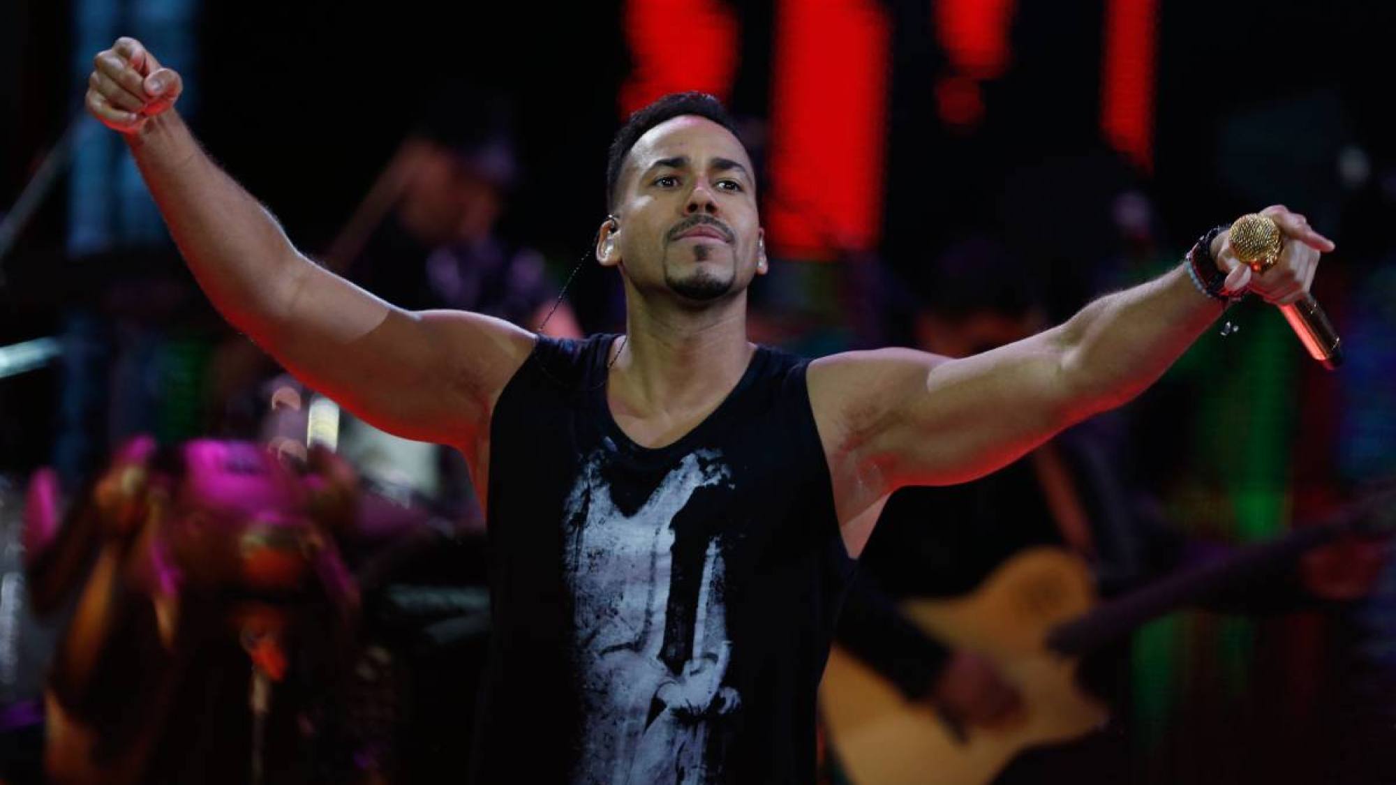 Romeo Santos celebró Halloween en Chile