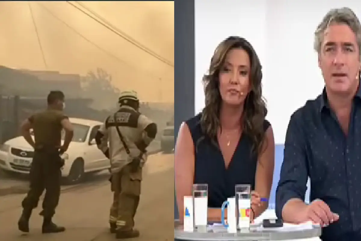 Reportera de Canal 13 rompe en llanto en vivo, 