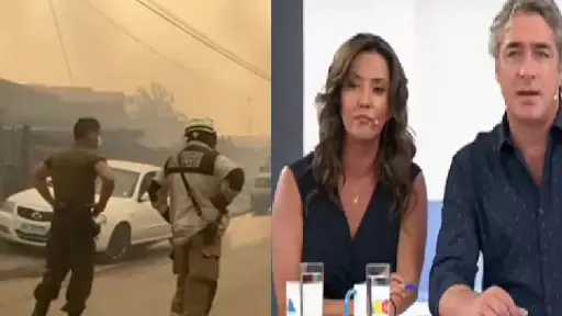 Reportera de Canal 13 rompe en llanto en vivo, 