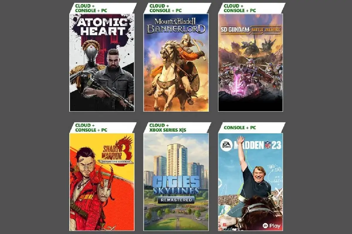 Xbox revela los seis nuevos juegos que llegan a Gamepass, 