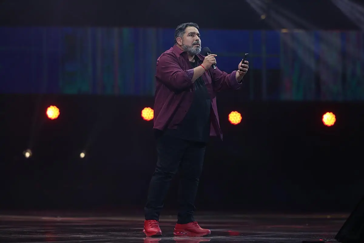 Rodrigo Villegas humorista nacional. Foto:Juan Pablo Carmona y.