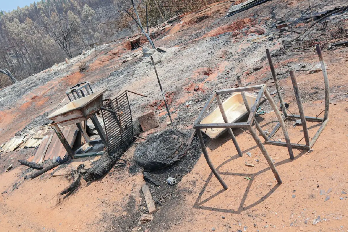 Incendios forestales Santa Juana,