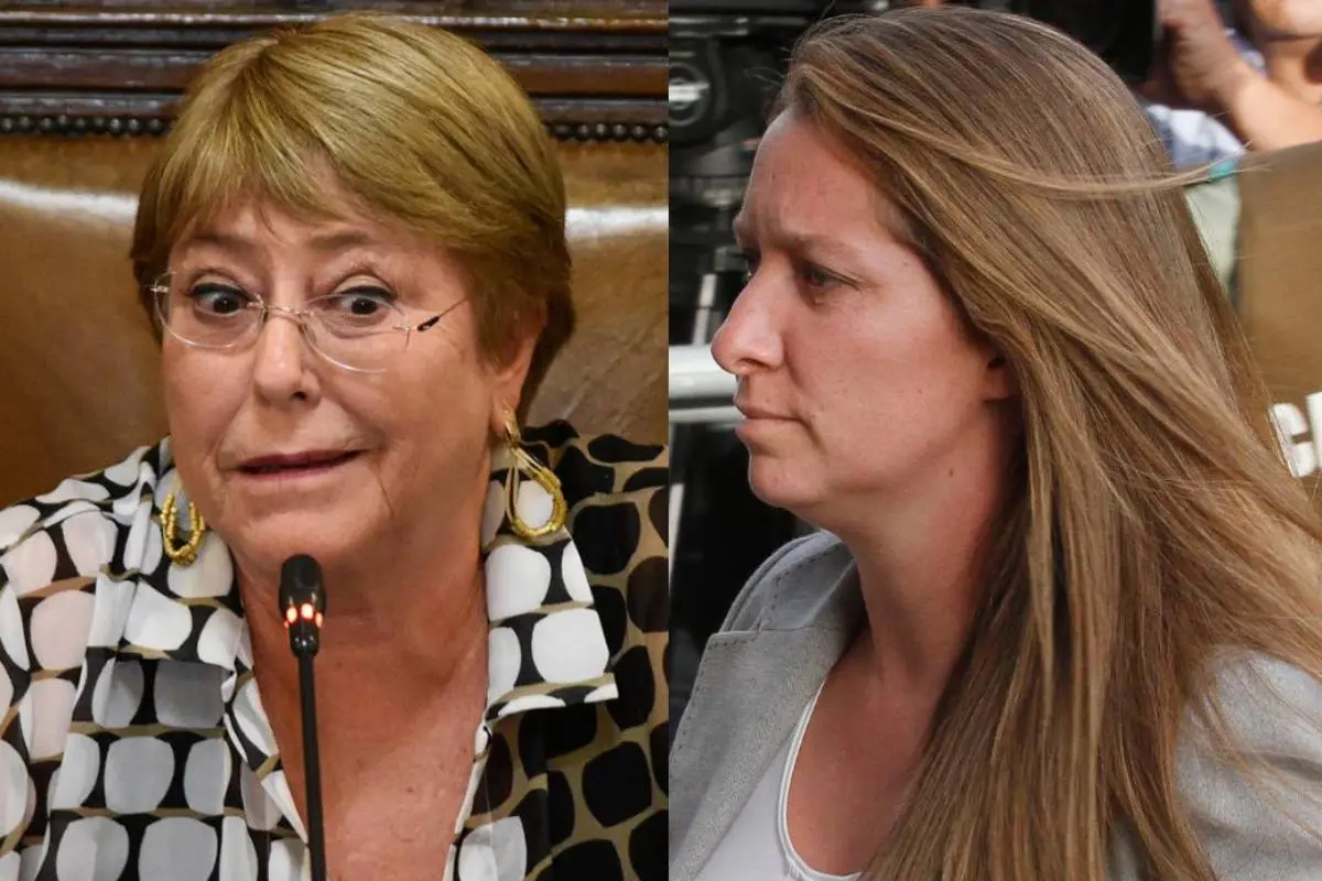 Michelle Bachelet y Natalia Compagnon