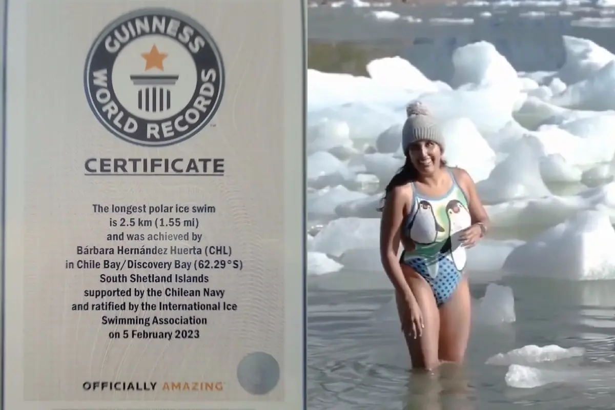 Bárbara Hernández: la nadadora chilena ganó otro record Guinness
