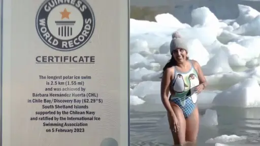 Bárbara Hernández: la nadadora chilena ganó otro record Guinness