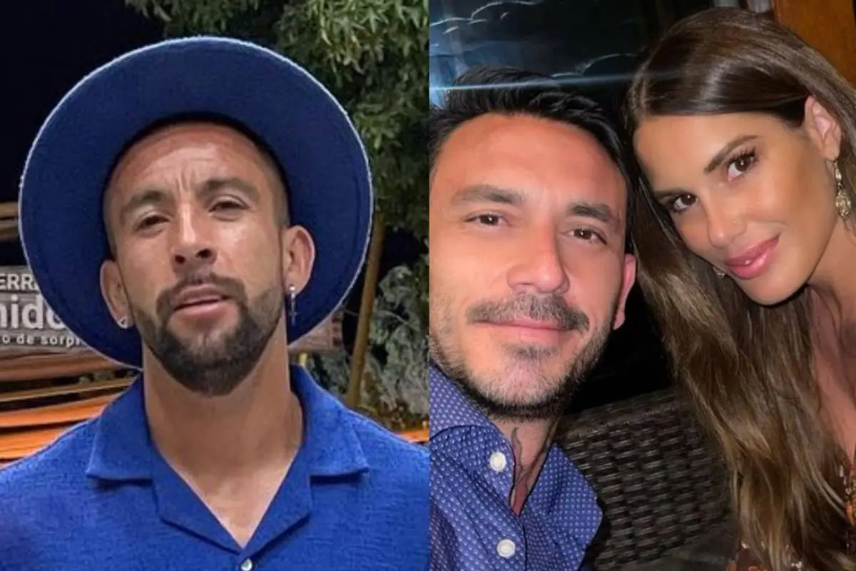 Mauricio Isla, Gala Caldirola y Mauricio Pinilla