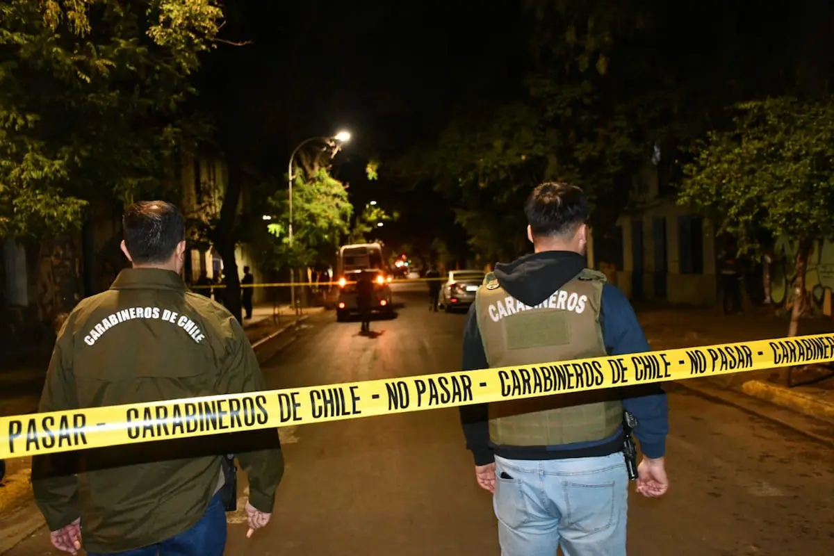 Carabinero en operativo policial